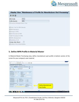 MPN Management in SAP Materials | PDF | Business Process | Procurement