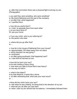 Court Transcript: Witness Testimony | PDF | Witness | Violence