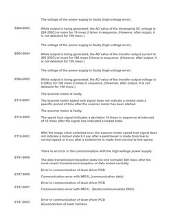 Canon Ir3225 Error Codes: Code Description | PDF | Booting | Power Supply