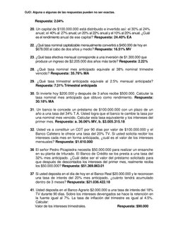 Ejercicios Resueltos de Tasas de Interés | PDF | Interés | Aparición