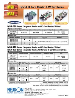 1
■ General  Specification
Power  Consumption
Max. 1.5A
Track  Version
Single  Track
Dual  Track
Triple  Track
Supplied  Volt