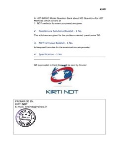 ASNT NDT Level III Question Bank | PDF | Nondestructive Testing ...