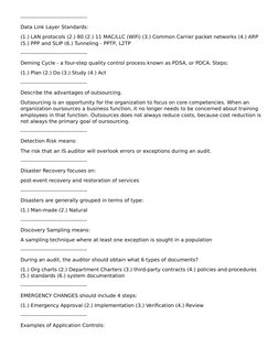 CISA Study Guide and Key Concepts | PDF | Audit | Business Process