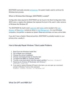Windows Boot Process Explained | PDF | Booting | Bios