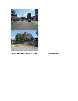    Vista 23 avenida hacia el norte                       Vista frontal
