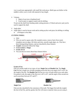 vice is used more appropriatly with small flat work pieces. Both types are hollow in the 
middle to allow you to work with ma