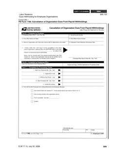PS Form 1188 Dues Cancellation Guide | PDF | Labor | Government