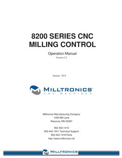 Series 8000 Mill Operation | PDF | Subroutine | Numerical Control