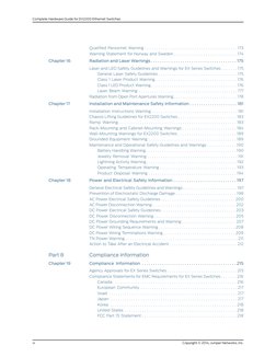 Qualified Personnel Warning . . . . . . . . . . . . . . . . . . . . . . . . . . . . . . . . . . . . . . . . . 173
Warning Sta