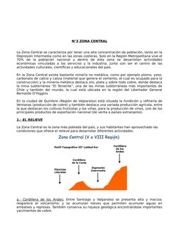 Zonas Geográficas de Chile: Mapa y Descripción | PDF | Chile | Clima