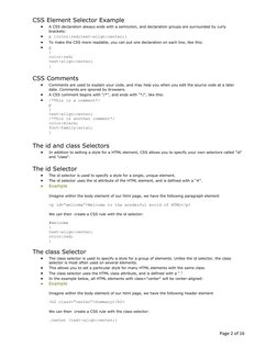 CSS Complete Study Notes PDF | PDF | Cascading Style Sheets | Html Element