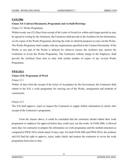 NAME: WONG ING SING                            ASSIGNMENT 1 
MBEG 1033  
 
6 
SEMESTER 1 
 
SESSION 2015‐2016 
PAM 2006 
Clau