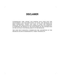 DISCLAIMER  
CONSIDERABLE TIME, EFFORT AND EXPENSE HAVE GONE INTO THE 
DEVELOPMENT AND DOCUMENTATION OF ETABS. THE PROGRA