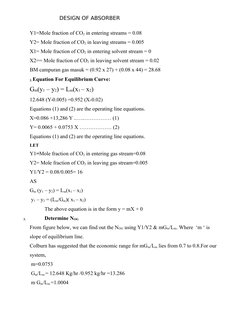 Absorber Design and Column Selection | PDF | Absorption (Chemistry ...