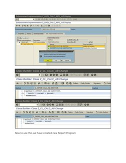 Kernel BADI Implementation in SAP ABAP | PDF | Interface (Computing ...