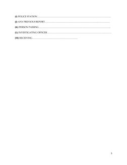 Police Case File Structure and Examples | PDF | Crime & Violence ...