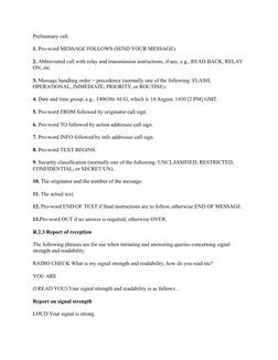 Radio Communication Procedures Guide | PDF | Radio | Semiotics