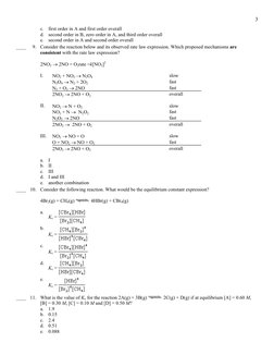 Gen Chem II Exam 2 Practice Problems | PDF | Chemical Equilibrium ...