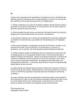 III
A partir de lo expuesto en los apartados I y II podemos concluir señalando dos 
grandes áreas de confluencia entre ambos