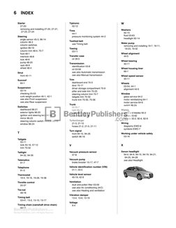 Audi A4 B6 B7 Service Manual 2002 2008 Complete Index PDF | PDF
