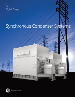 g
imagination at work
GE
Digital Energy
Synchronous Condenser Systems 
