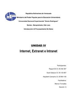 República Bolivariana de Venezuela 
Ministerio del Poder Popular para la Educación Universitaria 
Universidad Nacional Expe