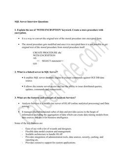 SQL Server Interview Questions Guide | PDF | Microsoft Sql Server | Sql