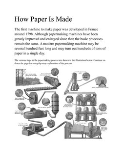 Step-by-Step Paper Production Process | PDF | Papermaking | Paper