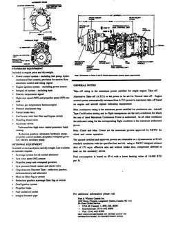 Pw127 Engine PW127 Turboprop Sales Specification No 1009 Datasheet | PDF | Aircraft ...