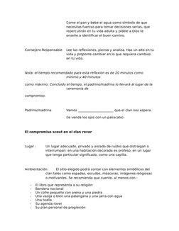 Come el pan y bebe el agua como símbolo de que 
necesitas fuerzas para tomar decisiones serias, que 
repercutirán en tu vida