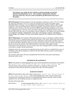 P-209 Crushed Aggregate Base Course Specifications | PDF | Construction ...