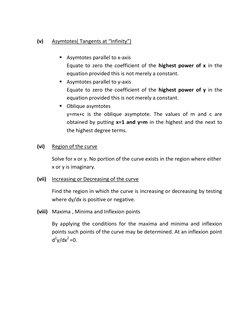 Curve Tracing Guidelines and Examples | PDF | Equations | Differential ...