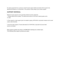 Pipe Support Design Guidelines | PDF | Pipe (Fluid Conveyance) | Corrosion