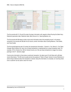 File Bbii Interpreting BAI2 File Format | PDF | Debits And Credits | Cheque