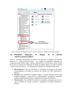Fig. 3. Librería de Simulación para circuitos eléctricos “SimPowerSystemsUtilities”. 
1.4. Principales 
diagramas 
de 
bloq