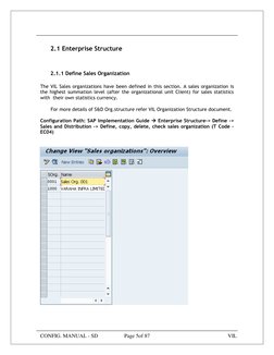 SAP SD Configuration Manual | PDF