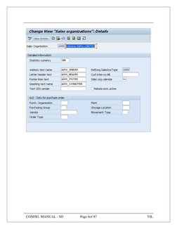 Sap SD Configuration Guide | PDF