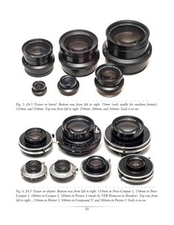 CARL ZEISS JENA Tessar 13.5cm 135mm F4.5 4x5 Large Format Lens - Compur Shutter EUR 131,18 - FR