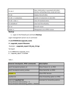Essential Check Point CLI Commands | PDF | Firewall (Computing ...