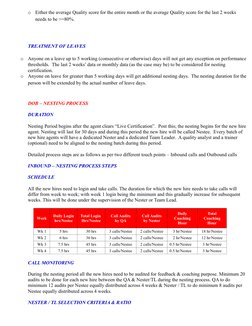 Understanding the Call Center Nesting Process | PDF | Human Resource ...