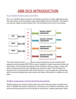 ABB 800XA DCS Overview and Training | PDF | Programmable Logic ...