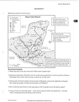 Maya DBQ Student Packet | PDF