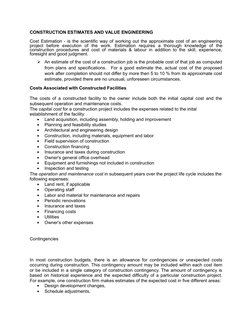 Construction Cost Estimation Guide | PDF | General Contractor | Employment