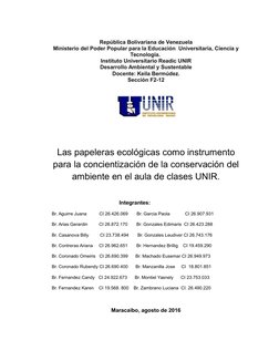 República Bolivariana de Venezuela
Ministerio del Poder Popular para la Educación  Universitaria, Ciencia y
Tecnología. 
Inst