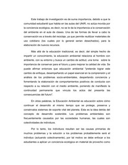 Este trabajo de investigación es de suma importancia, debido a que la
comunidad estudiantil que habita en las aulas del UNIR,