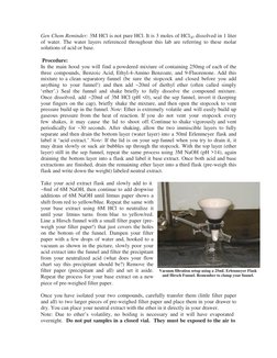Gen Chem Reminder: 3M HCl is not pure HCl. It is 3 moles of HCl(g) dissolved in 1 liter 
of water. The water layers reference