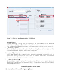 Oracle Absence Management Setup Guide | PDF | Accrual | Human Resource ...