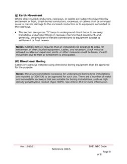 NEC 300.5: Underground Installation Guidelines | PDF | Electrical ...
