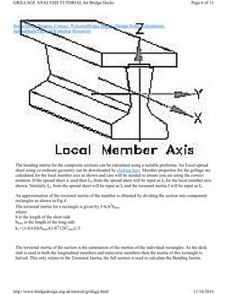 Grillage Analysis for Bridge Decks | PDF | Structural Load | Bending