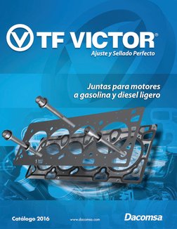 Catálogo 2016 Juntas TF Victor | PDF | Esquivar | Motor en línea